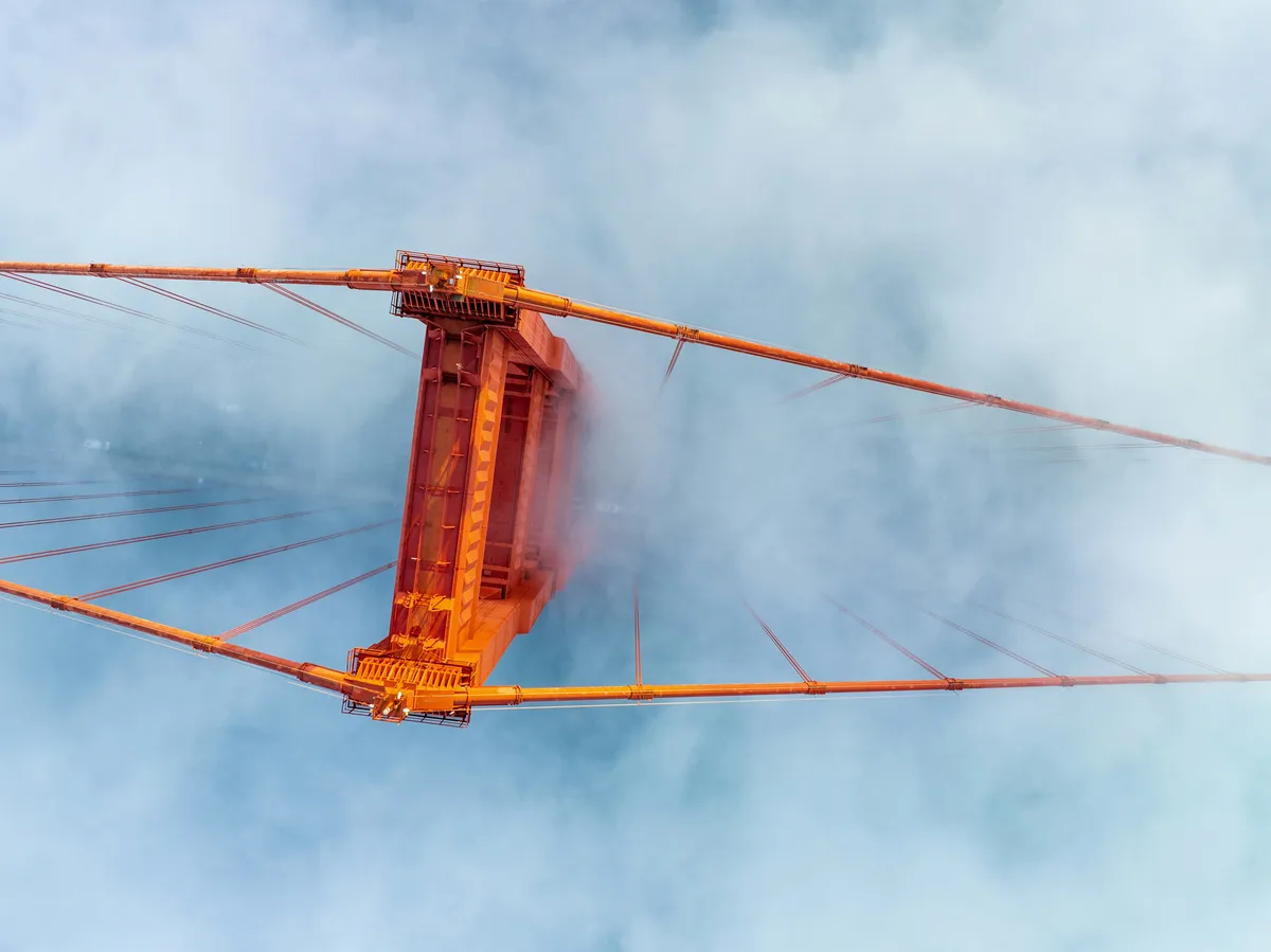 Golden Gate Bridge from above