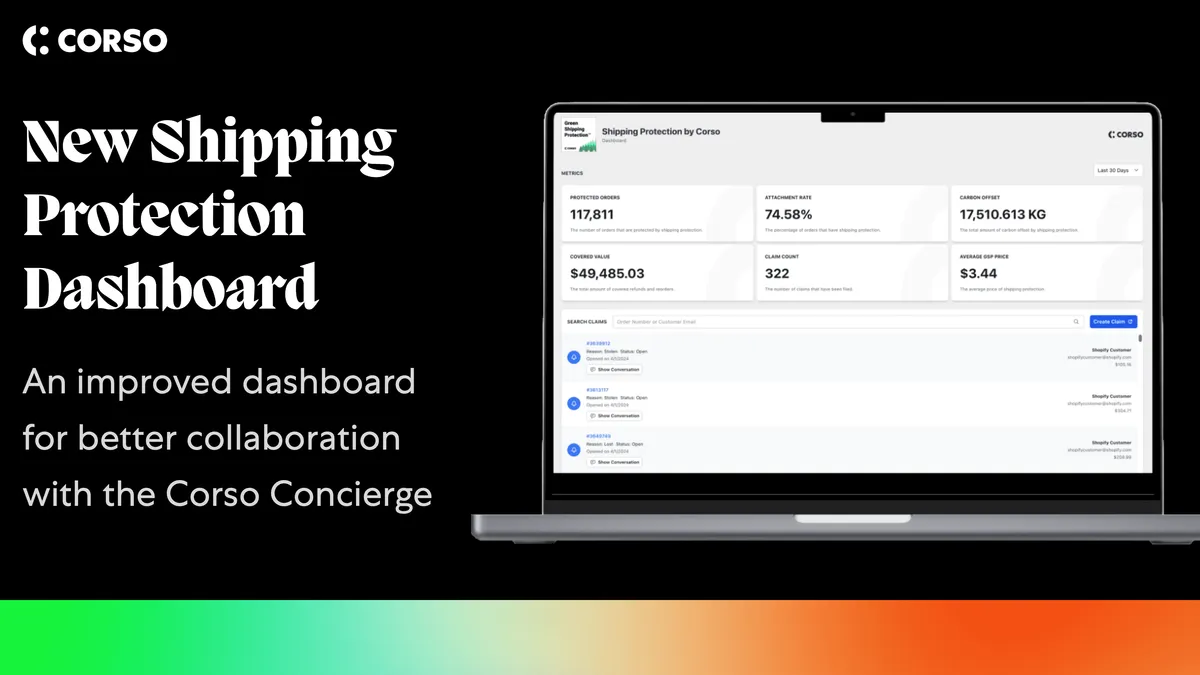 New Shipping Protection Dashboard For Better Collaboration