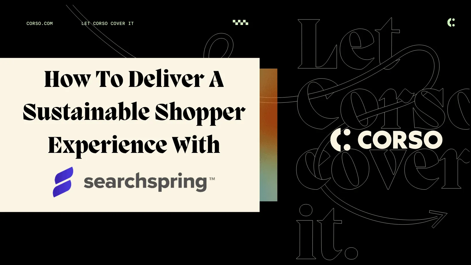 How To Deliver A Sustainable Shopper Experience with Searchspring