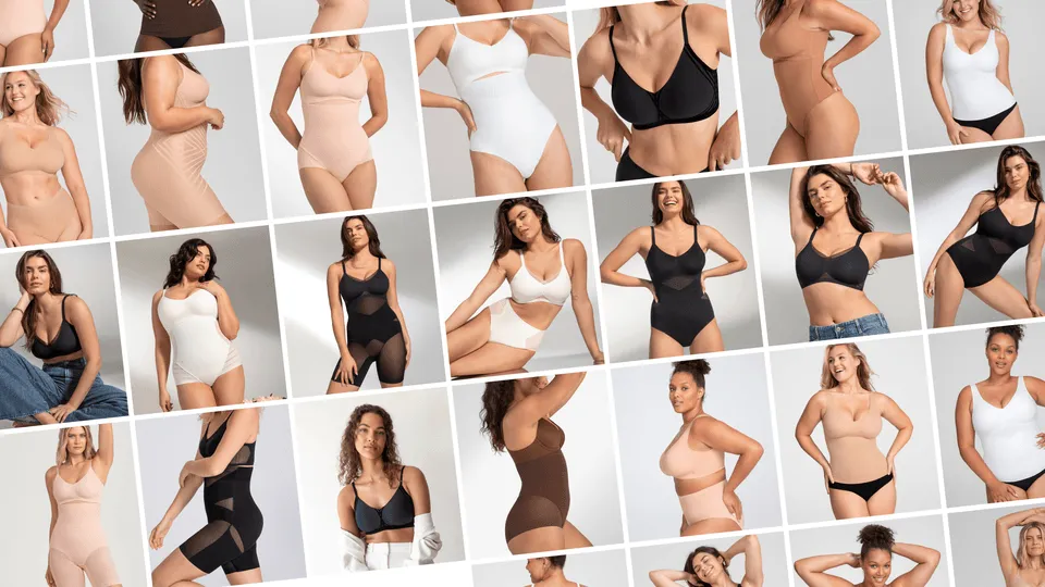 A collage of women's lingerie and underwear displayed on a white background with the text "HONEY LOVE" overlaid at the bottom