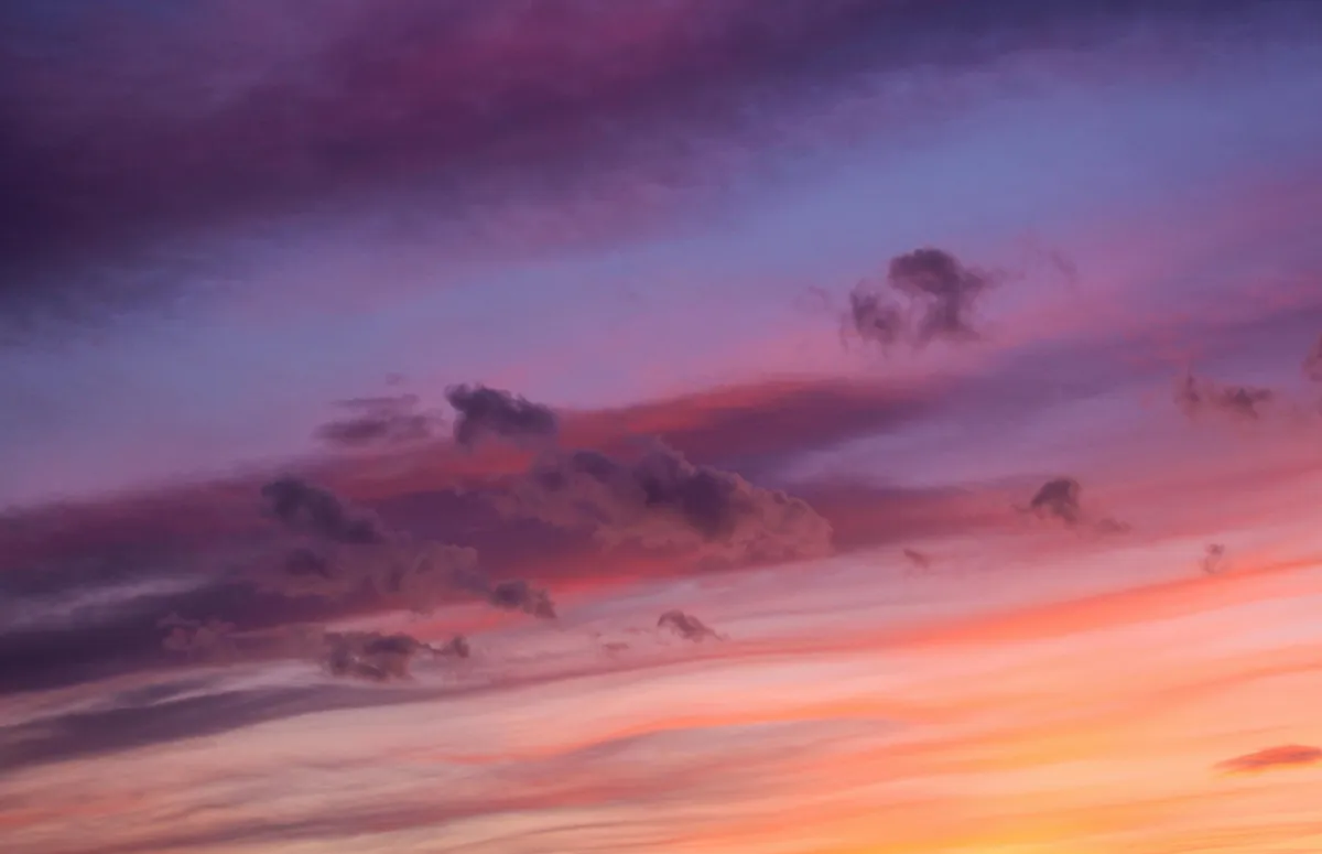 Clouds at sunset