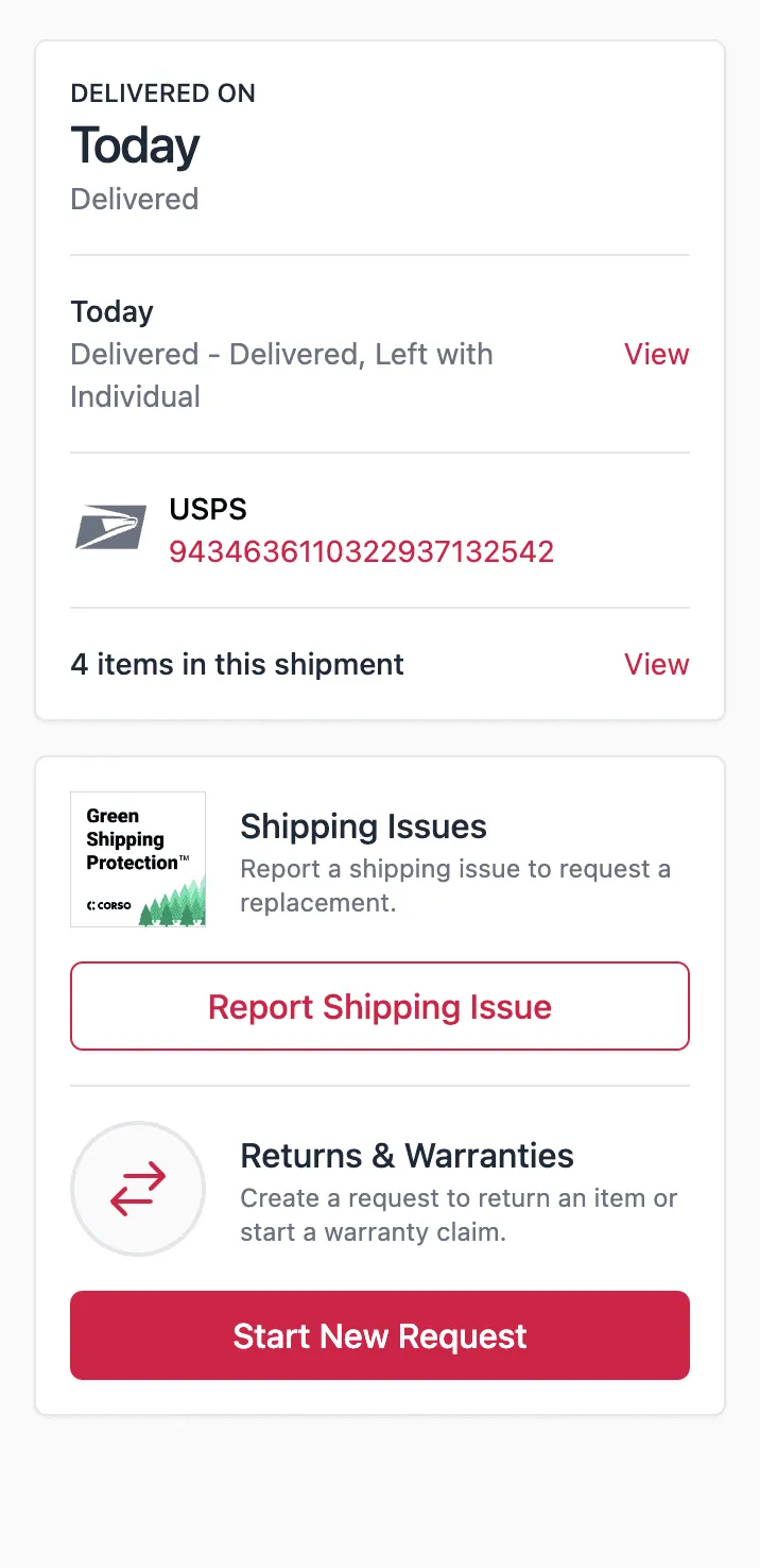 Embedded Customer Portal