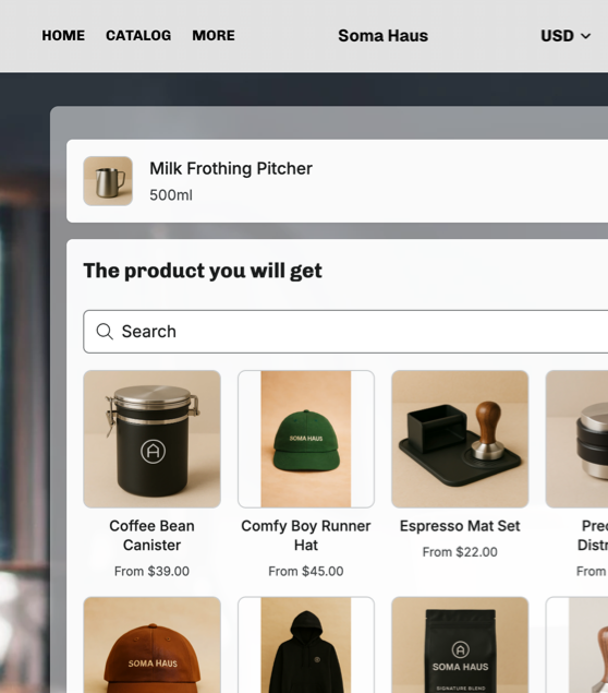 Registration and warranties screenshot placeholder